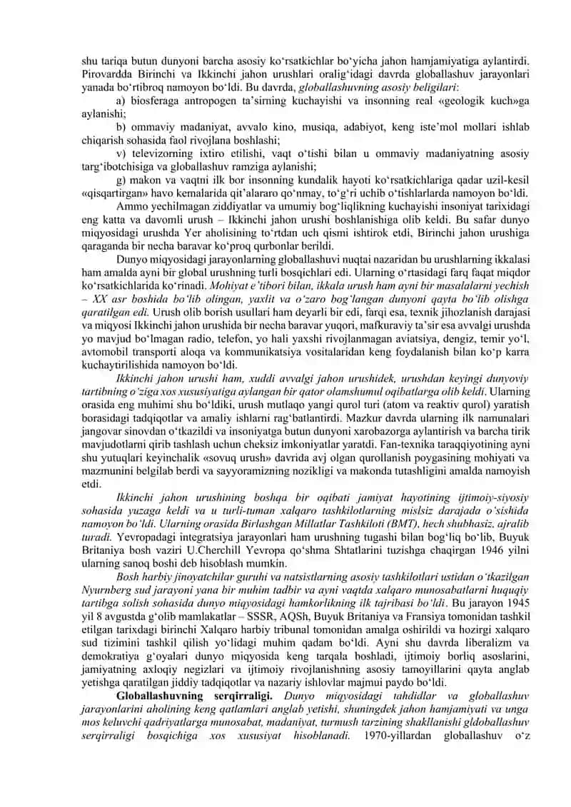 Globallashuv va barqaror taraqqiyot falsafasi 3