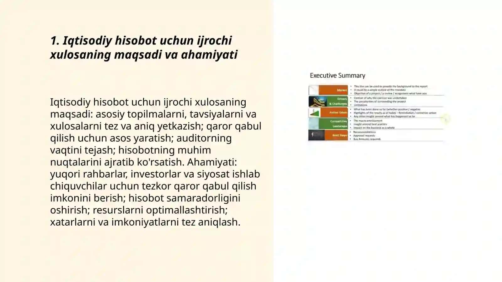 Writing Executive Summaries of Economic Reports 3