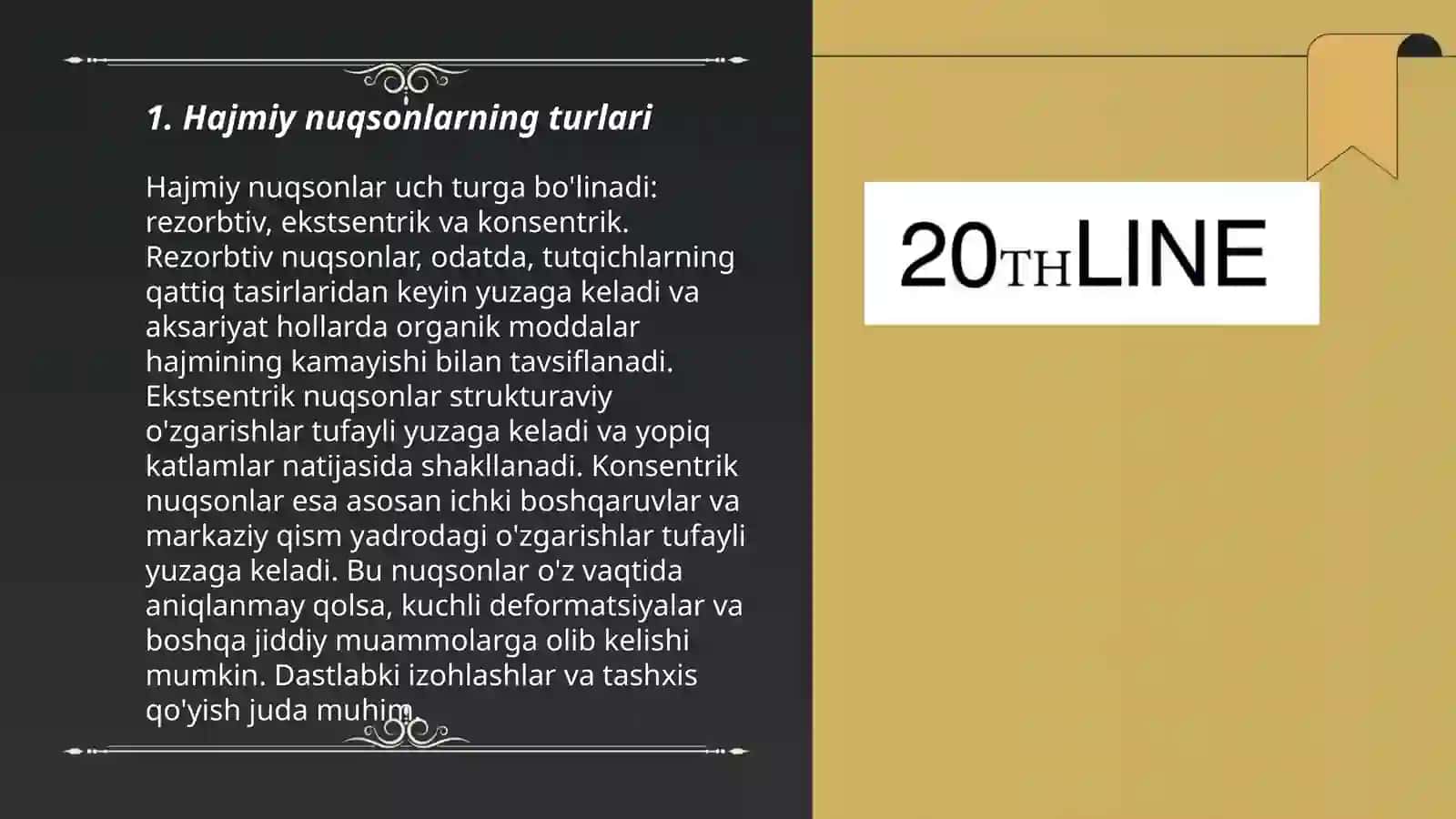 Qattiq jismlar fizikasida hajmiy nuqsonlarning turlari, ta'siri va oldini olish usullari 3