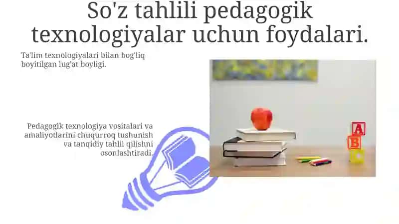 So‘z tarkibini pеdagogik tеxnologiyalarni o‘rganishda qo‘llash 3