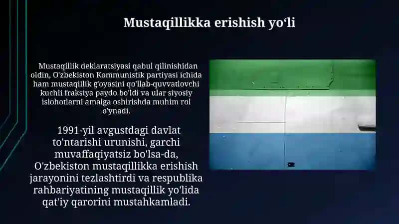 Mustaqil Oʻzbekistonning Erishgan Yutuqlari 3