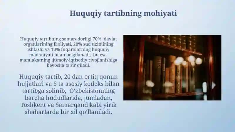 Huquqiy tizim va huquq tizimi 3