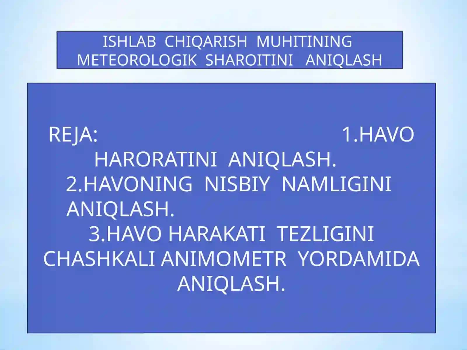Хаёт фаолоиятихавфсизлиги фанидан амалий машғулот № 15 3