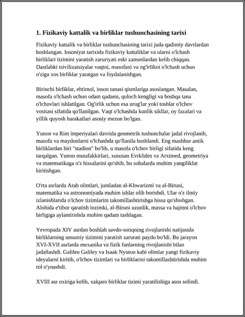 FIZIKAVIY KATTALIK BIRLIKLARINING KELIB CHIQISHI VA RIVOJLANISHI 3