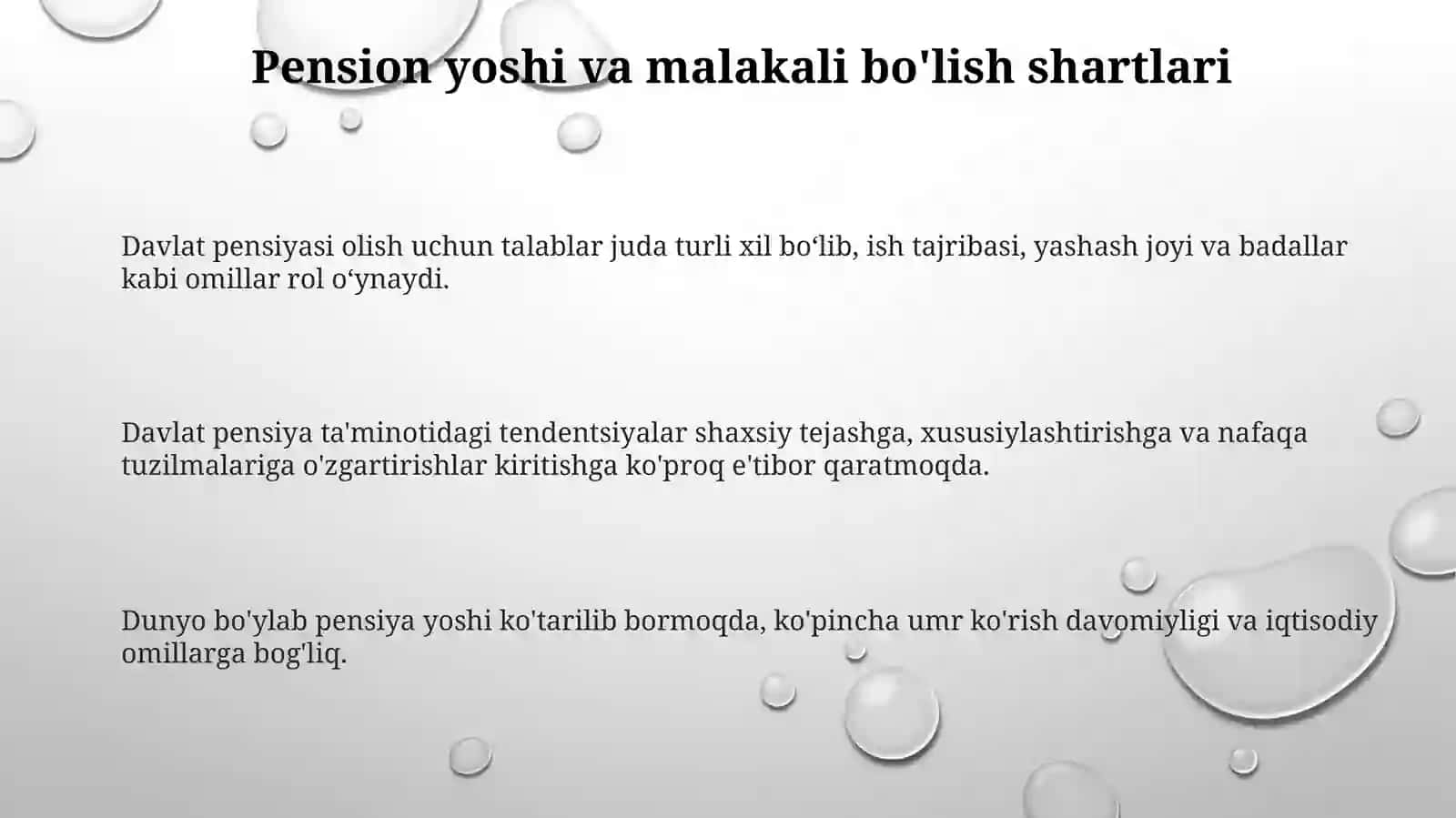 Davlat pensiya ta'minotining rivojlanish tendensiyalari 3