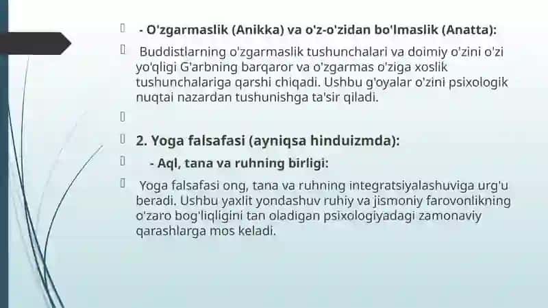 Sharq mutafakkirlarining psixologik g‘oyalari 3