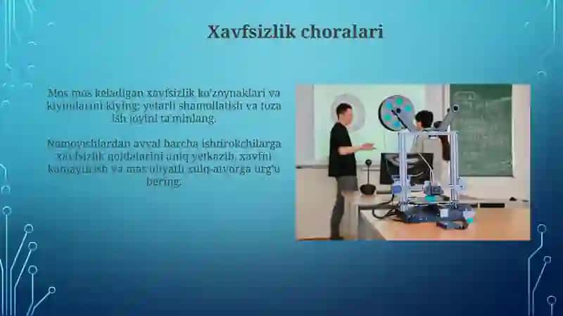 Fizikadan namoyish tajribalarni yaratish va ko'rsatish 3