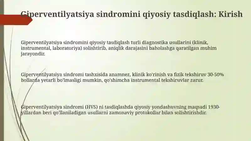 Giperventilyatsionsindromni qiyosiy tasdiqlash 3