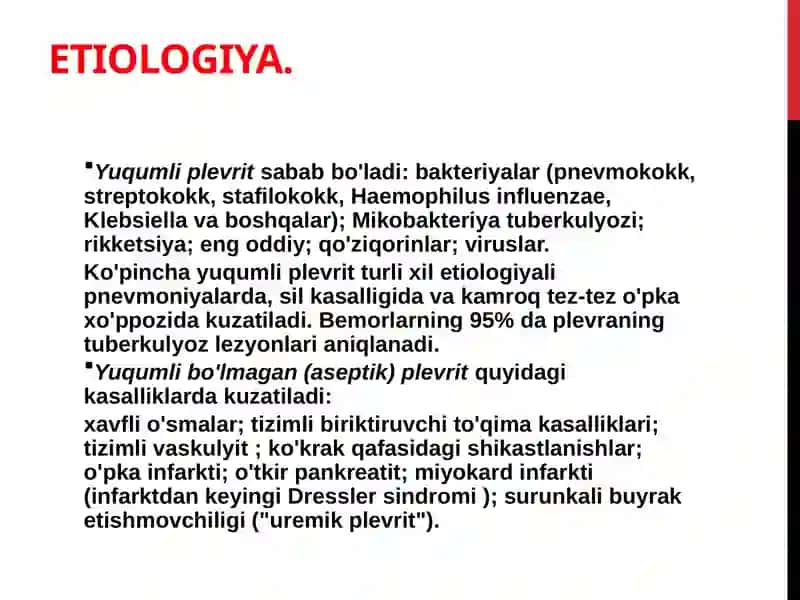 Plevritning tasnifi 3
