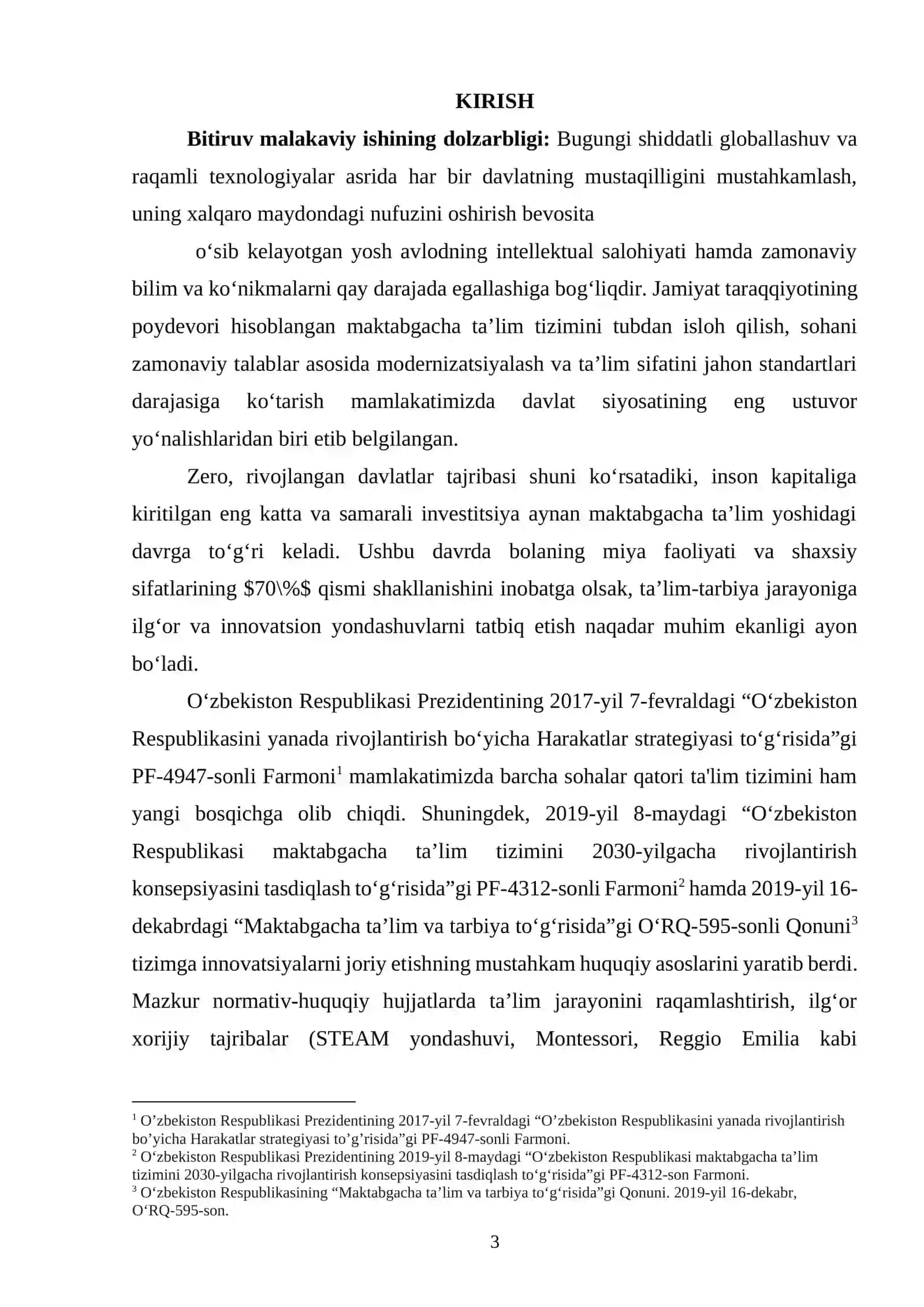 Maktabgacha ta’limda innovatsion texnologiyalarni qo‘llashdagi muammolar 3