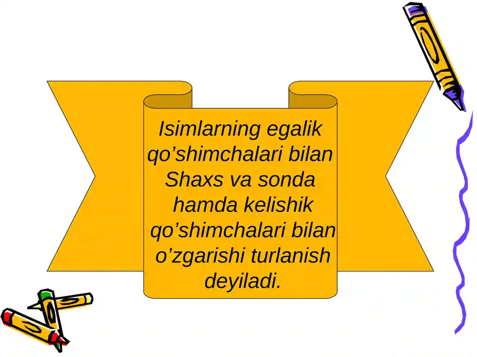 Kelishik shakllari 3