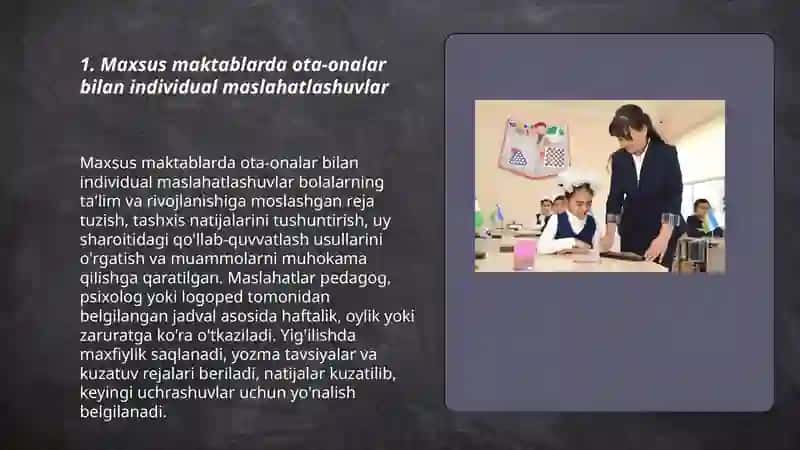 Maxsus maktablarda ota-onalar bilan olib boriladigan ish shakllari 3