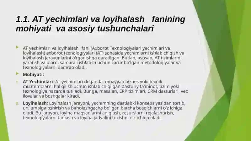 AXBOROT TIZIMLARINING QURILISH TAMOYILLARI VA KONSEPSIYASI 3