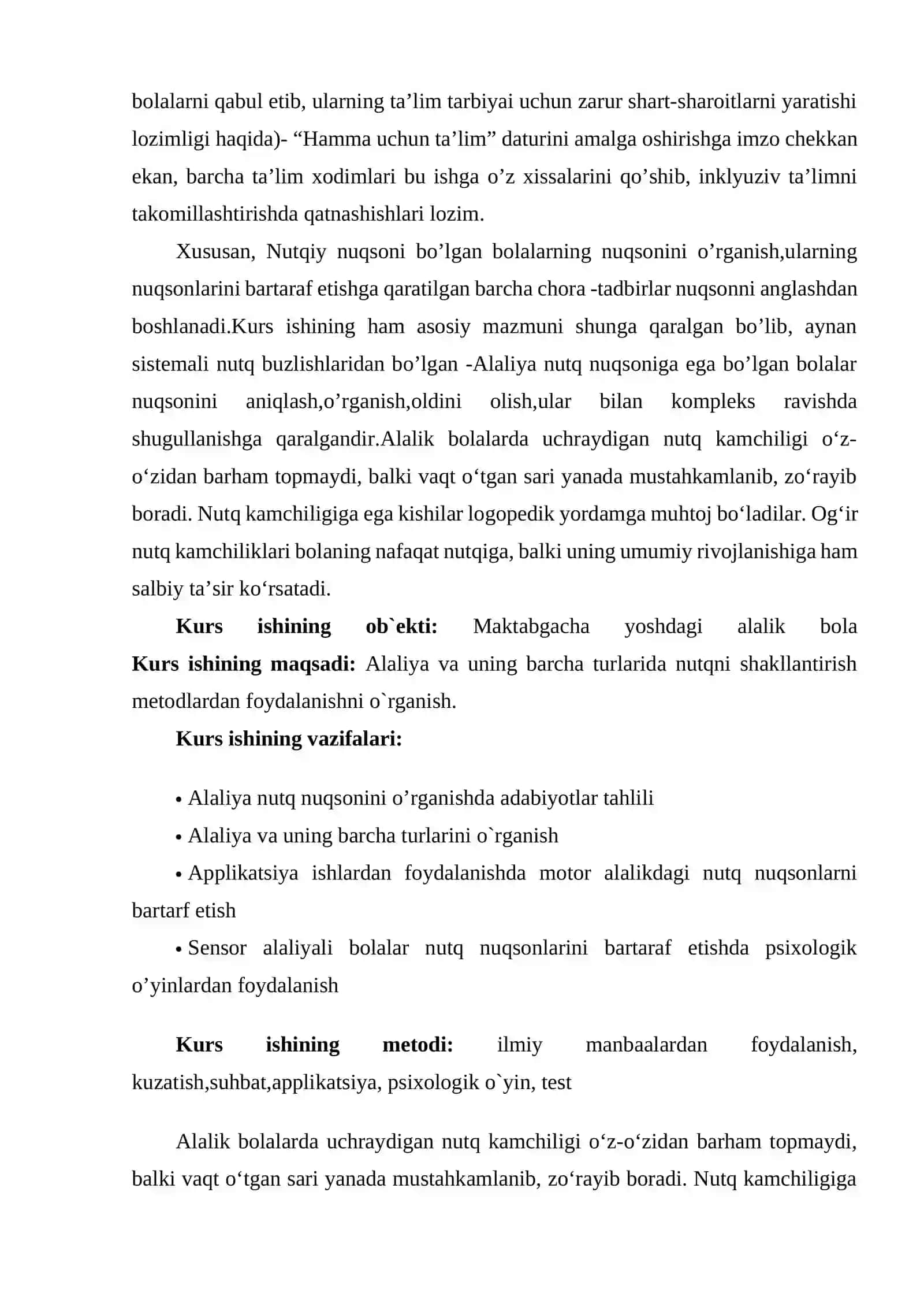 Alaliya nutq nuqsonli bolalar lug’at boyligini oshirish texnologiyasi 3