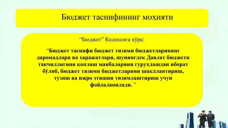 Byudjet tasnifi. 3
