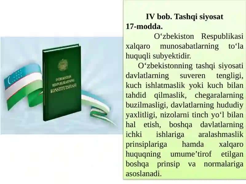O‘zbekiston va jahon hamjamiyati 3