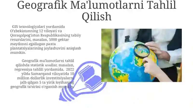 Geografik Ma'lumotlarni Tahlil Qilish 3