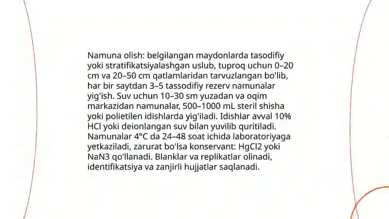 Tuproq va suvning tarkibida ion bog'lanishli birikmalarni aniqlash 3