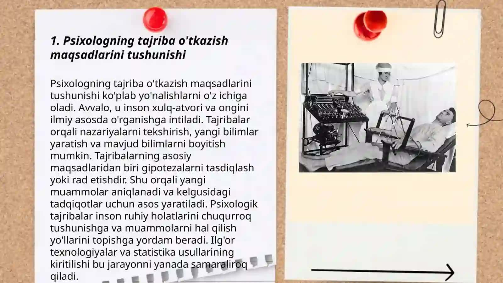 EKSPERIMENTAL TAJRIBALAR ÓTKAZILAYOTGANDA PSIXOLOGGA QÒYILADIGAN TALABLAR 3