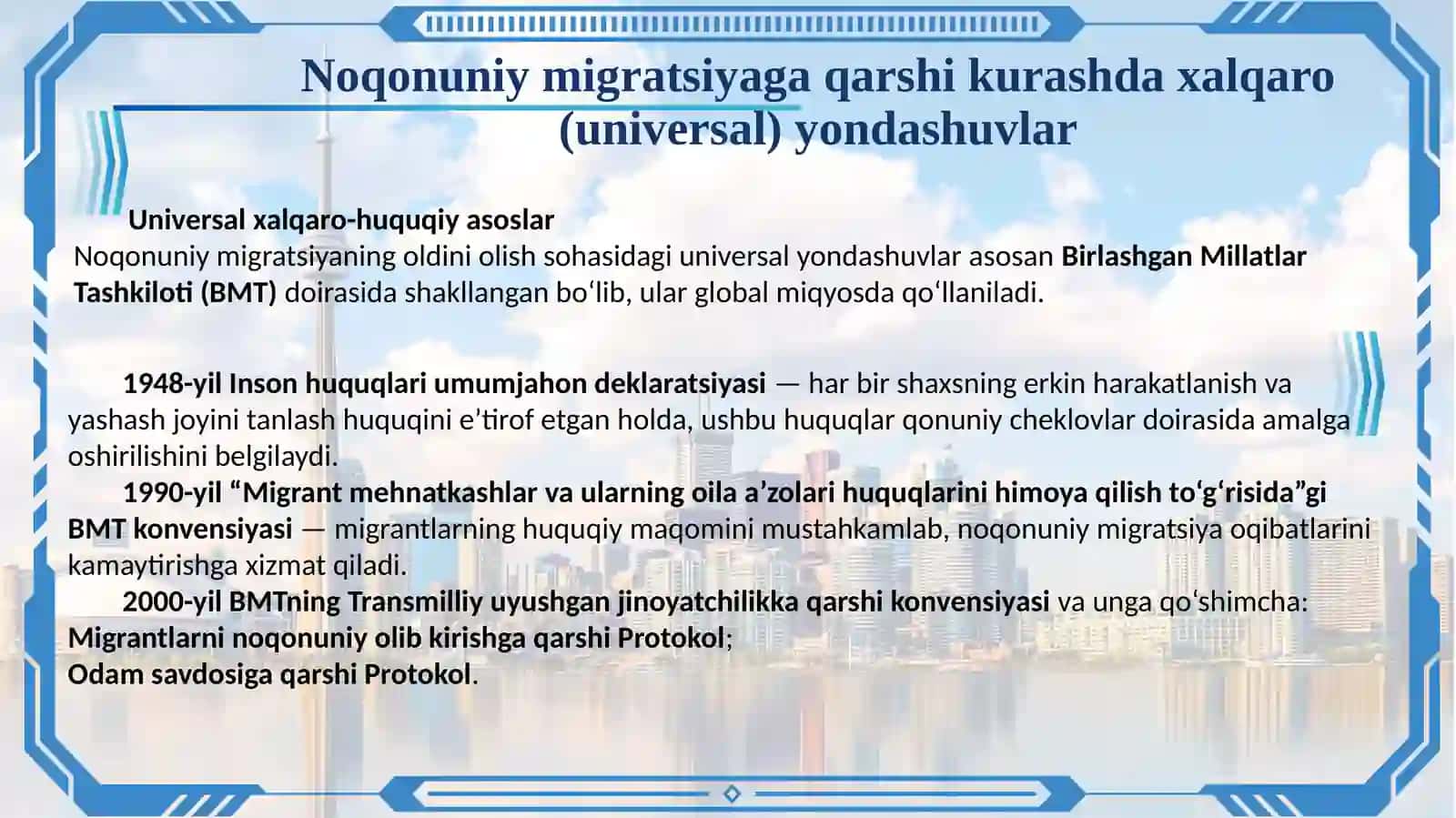 NOQONUNIY MIGRATSIYAGA QARSHI KURASHISH VA OLDINI OLISH CHORA-TADBIRLARI 3