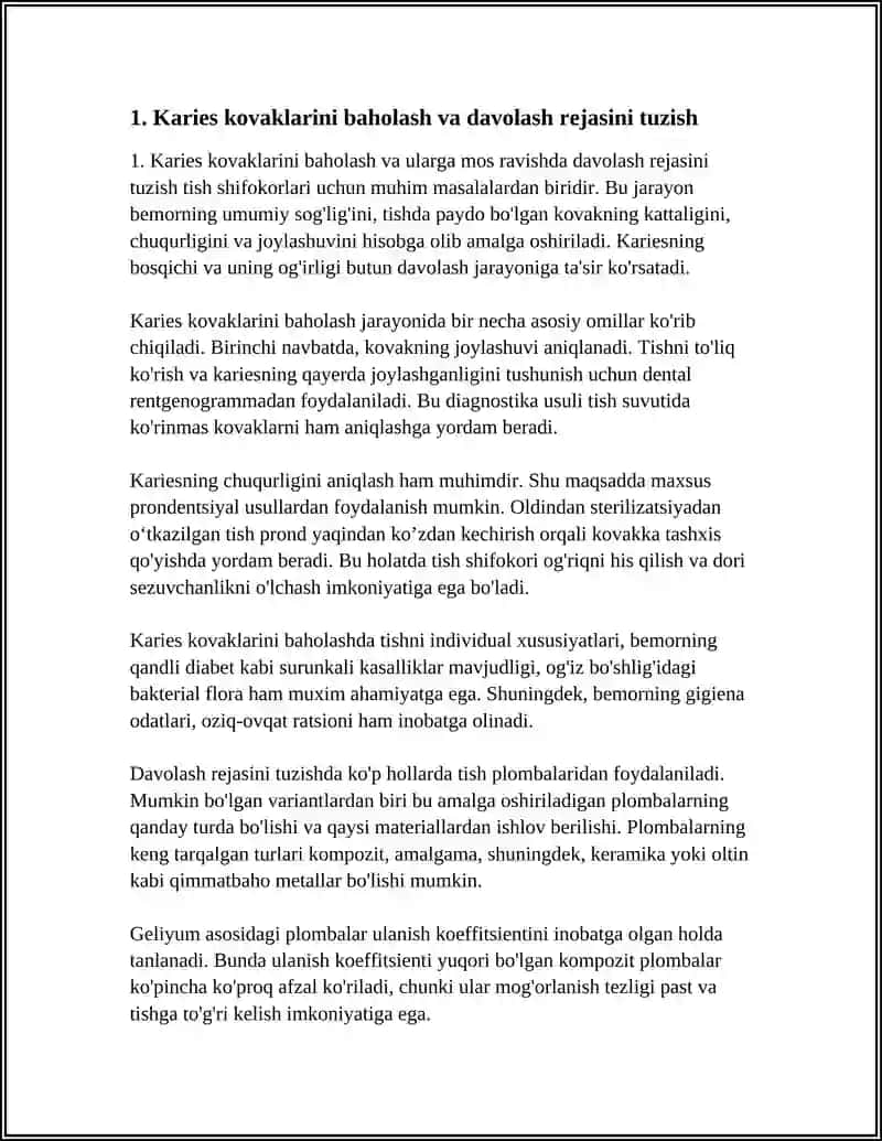 KARIES KOVAKLARINI CHARXLASH BLSQICHLARI VA USLUBLARI 3