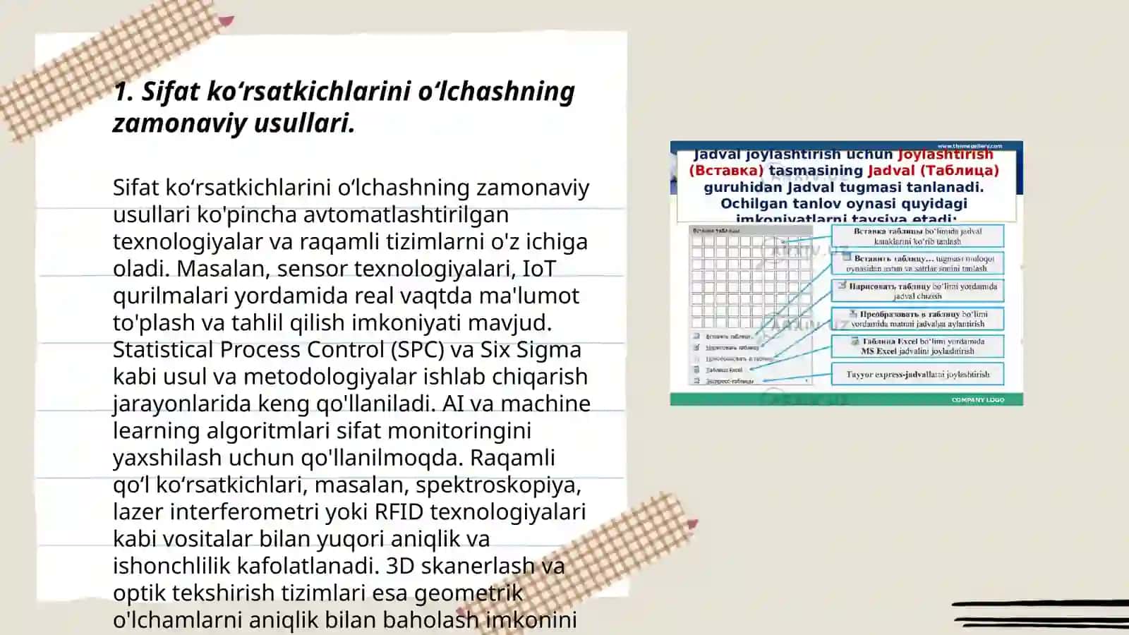 Gazlamalarning sifat koʻrsatkichlarini aniqlashning zamonaviy asbob uskunalari bilan tanishish 3