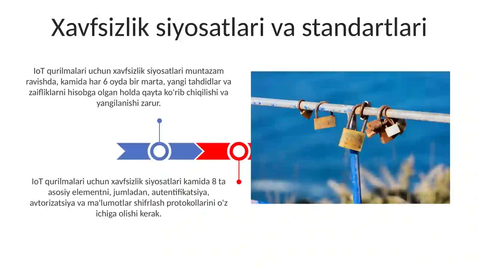 IoT tizimlarida mavjud xavfsizlik muammolari, IoT tarmoq uchun kirish testlari 3