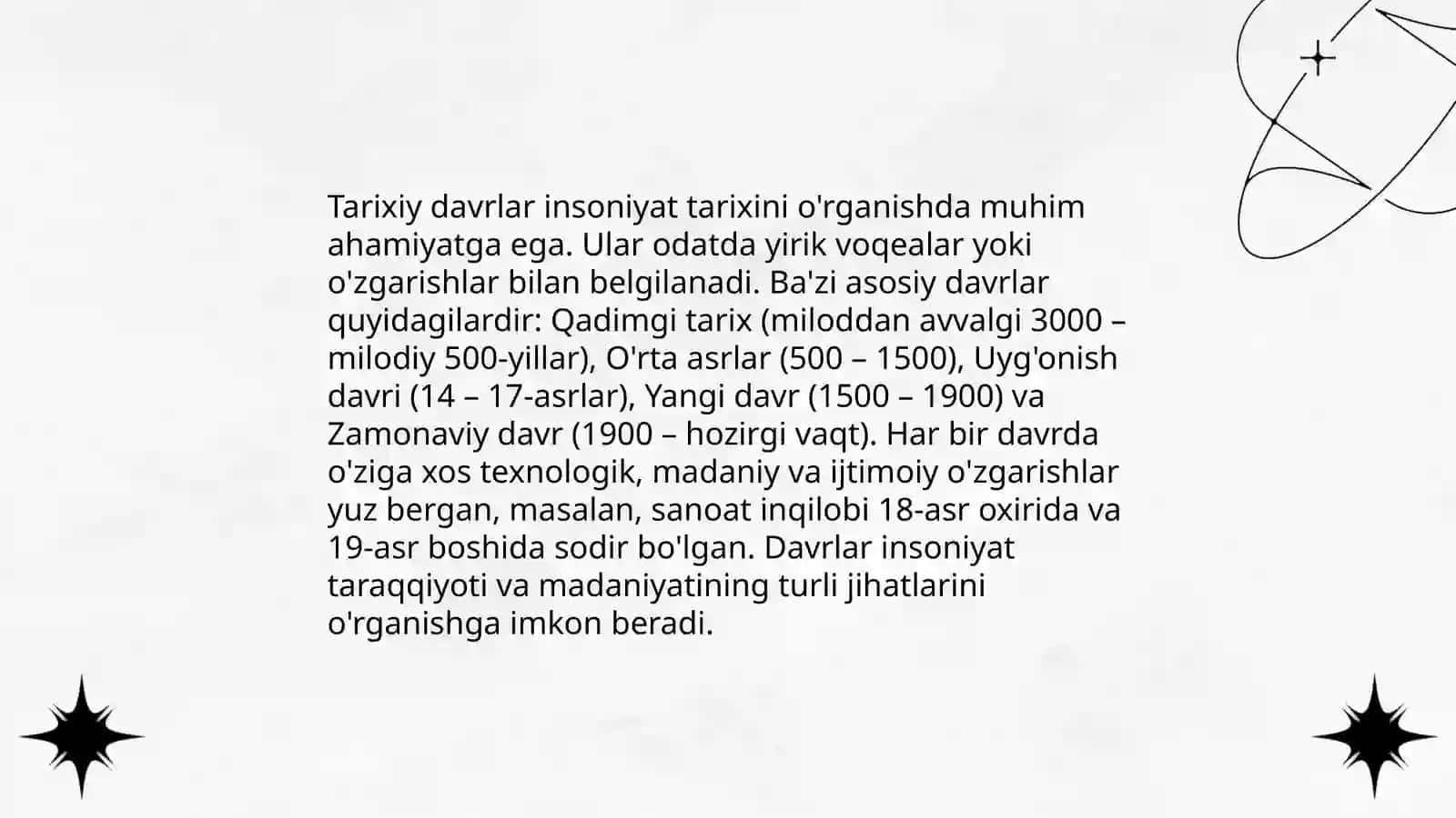 Tarix darslari ularning turlari va tuzilishi 3