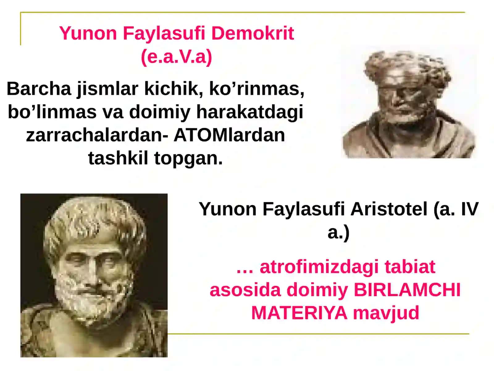 Kimyo fanlarining rivojlanish tarixi 3