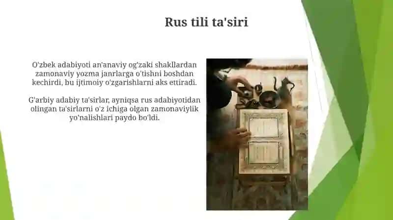 20-asr O‘zbek adabiyotining til xususiyatlari 3