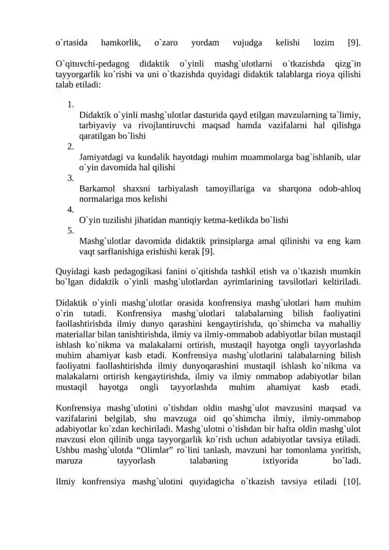 Didaktik o’yinlar va ularni kompyuterda yaratish. Bola tarbiyasida kompyuter o’yinlari 3