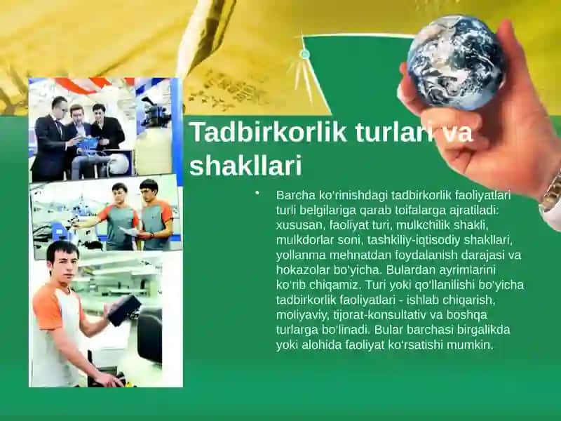 Tadbirkorlikning aholini ish bilan ta'minlashning ahamiyati 3