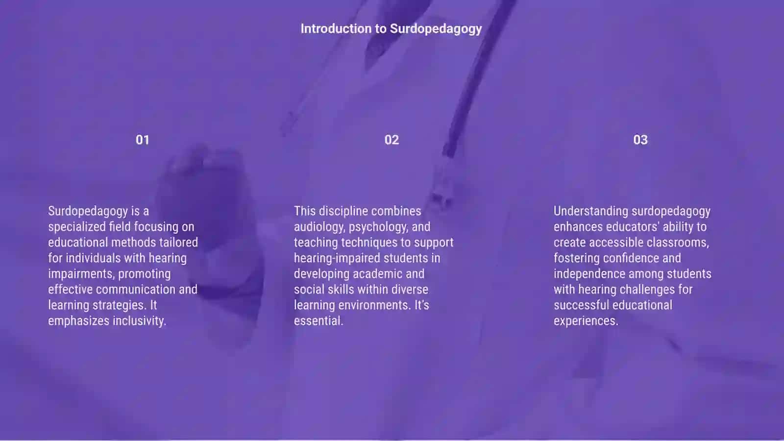Surdopedagogy 3