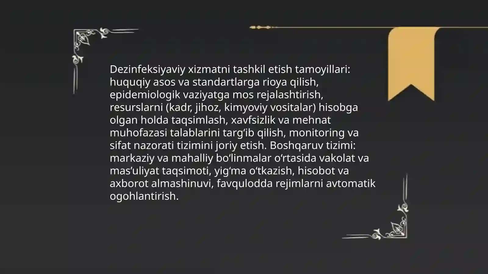 Dezinfeksiva tashkillashtirish 3