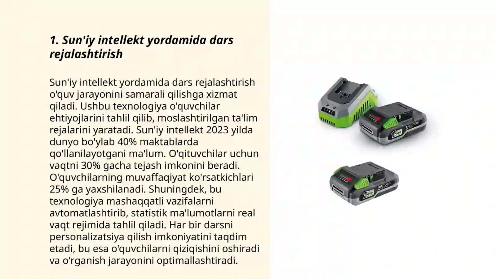 O'qituvchilarga yordam beruvchi suniy intellekt vositalari 3