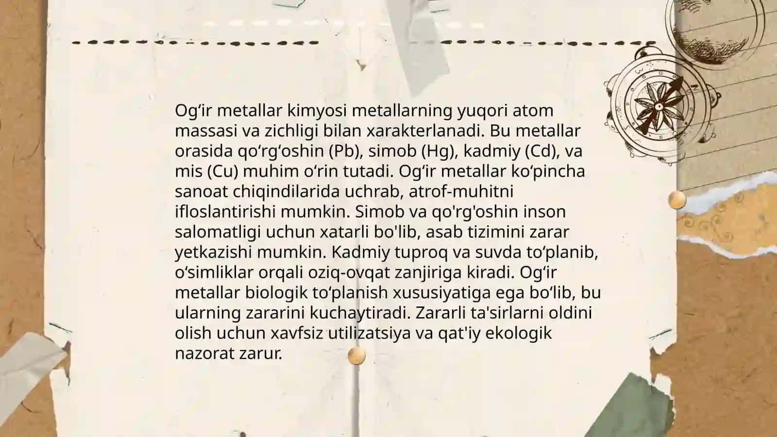 Ogʻir Metallar va Tuproq 3