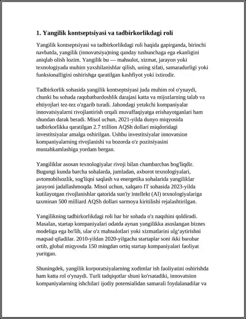 TADBIRKORLIK FAOLYATIDA SUB'EKTLARIDA YANGILIKLARNI ISHLAB CHIQISH VA YARATISH BOSQICHLARI 3
