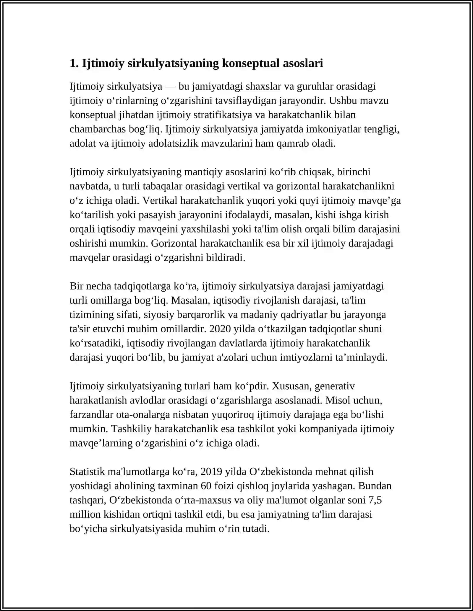 IJTIMOIY SIRKULYATSIYA, SIYOSIY SIRKULYATSIYA, ELITALAR ALMASHINUVI VA ELITANING YANGILANIB BORISHI 3