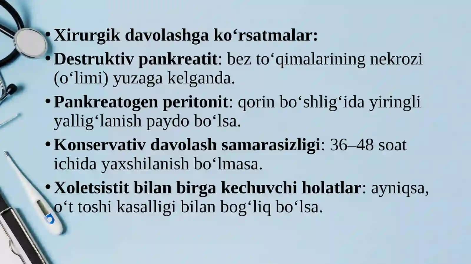 Pankreatitlarnixirurgik davolash usullari.Mekkel divertikulini olibtashlash 3