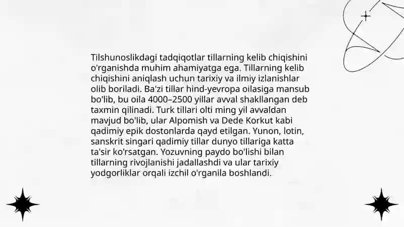 Tillarning tarixiy aloqadorligi 3