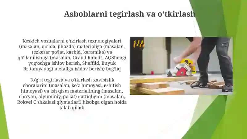 Kesuvchi asboblar haqida umumiy tushuncha 3