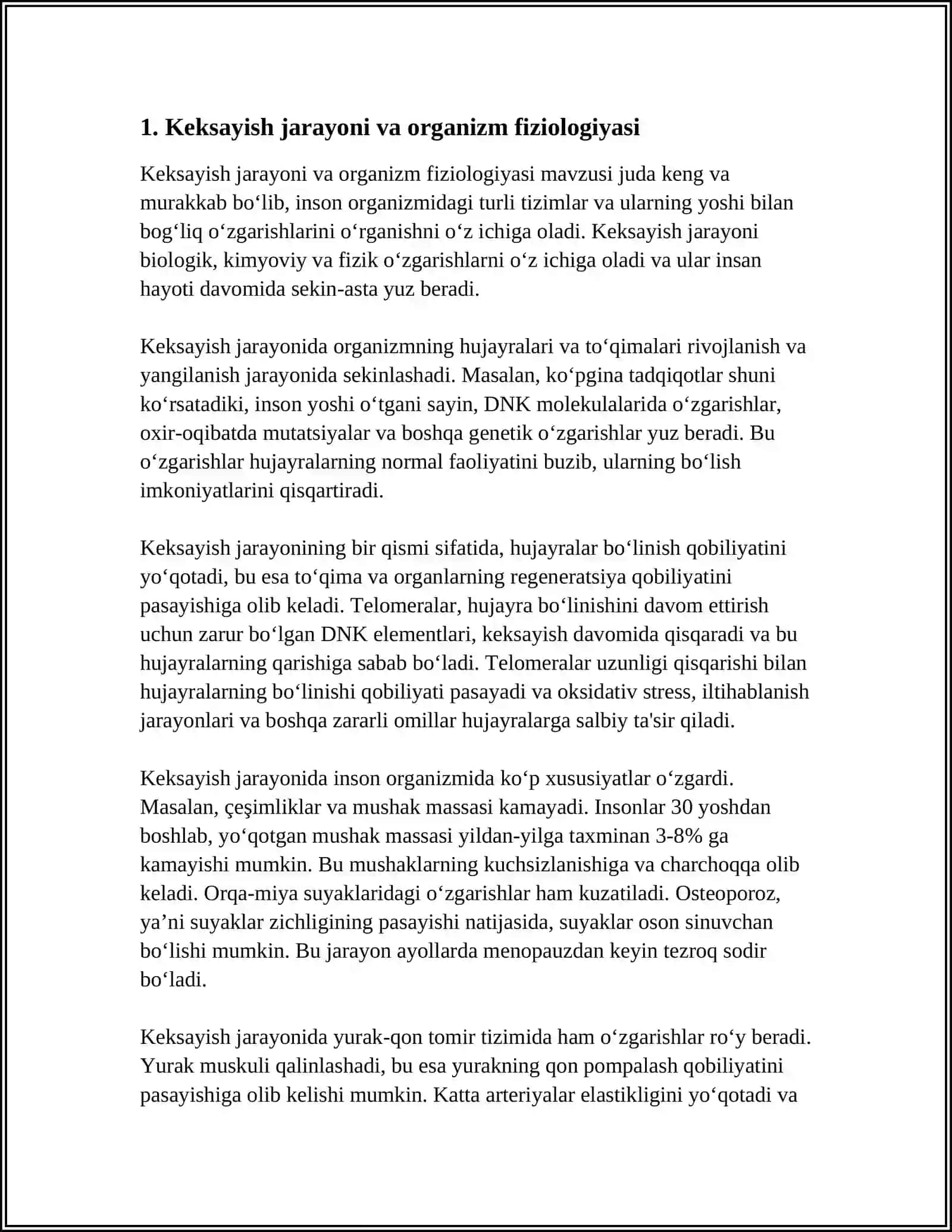 KEKSA BEMOR. KEKSA ORGANIZMNING FIZIOLOGIK XUSUSIYATLARI 3