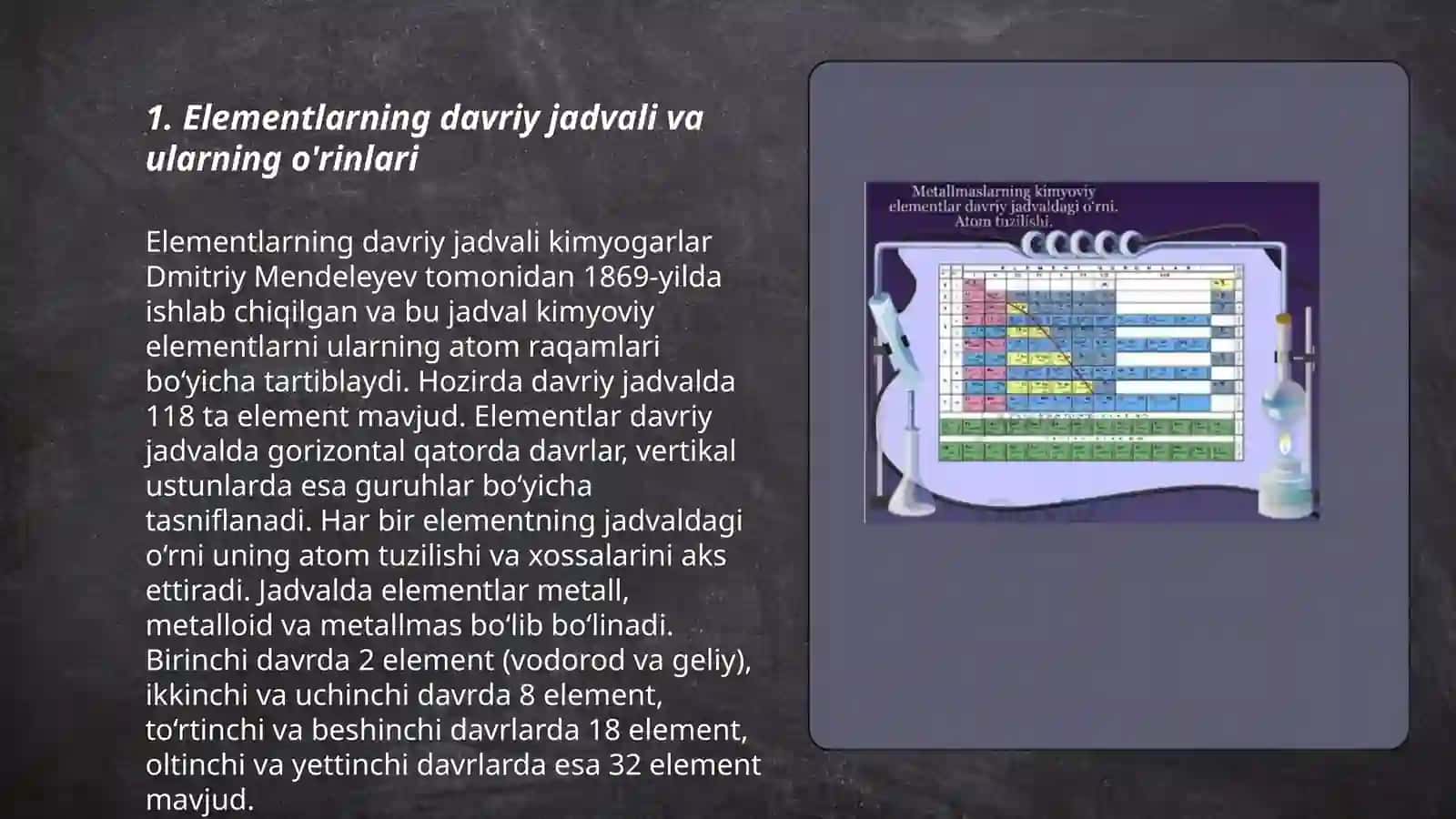Elementlar oilalari va elementlar atomlari va ionlarining elektronlar konfigurasiyalari. Elektronlarning energetik yacheykalarga joylashuvi 3