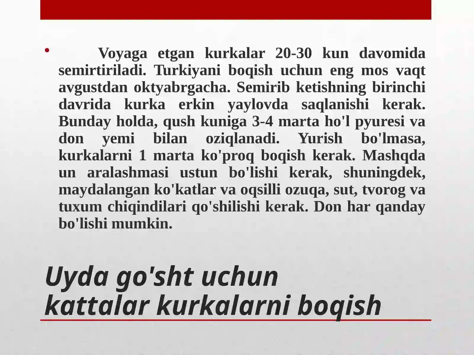 Kurkalarni oziqlantirish texnologiyalari 3