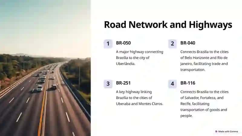 Overview of Brazilia's Transportation Infrastructure 3