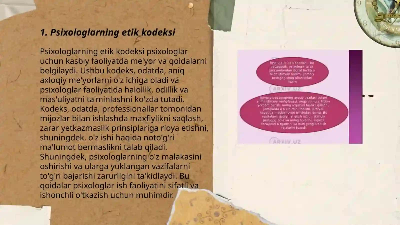 Psixolog faoliyatini nazorat qiluvchi axloqiy meʼyorlari va etik tamoyillari 3
