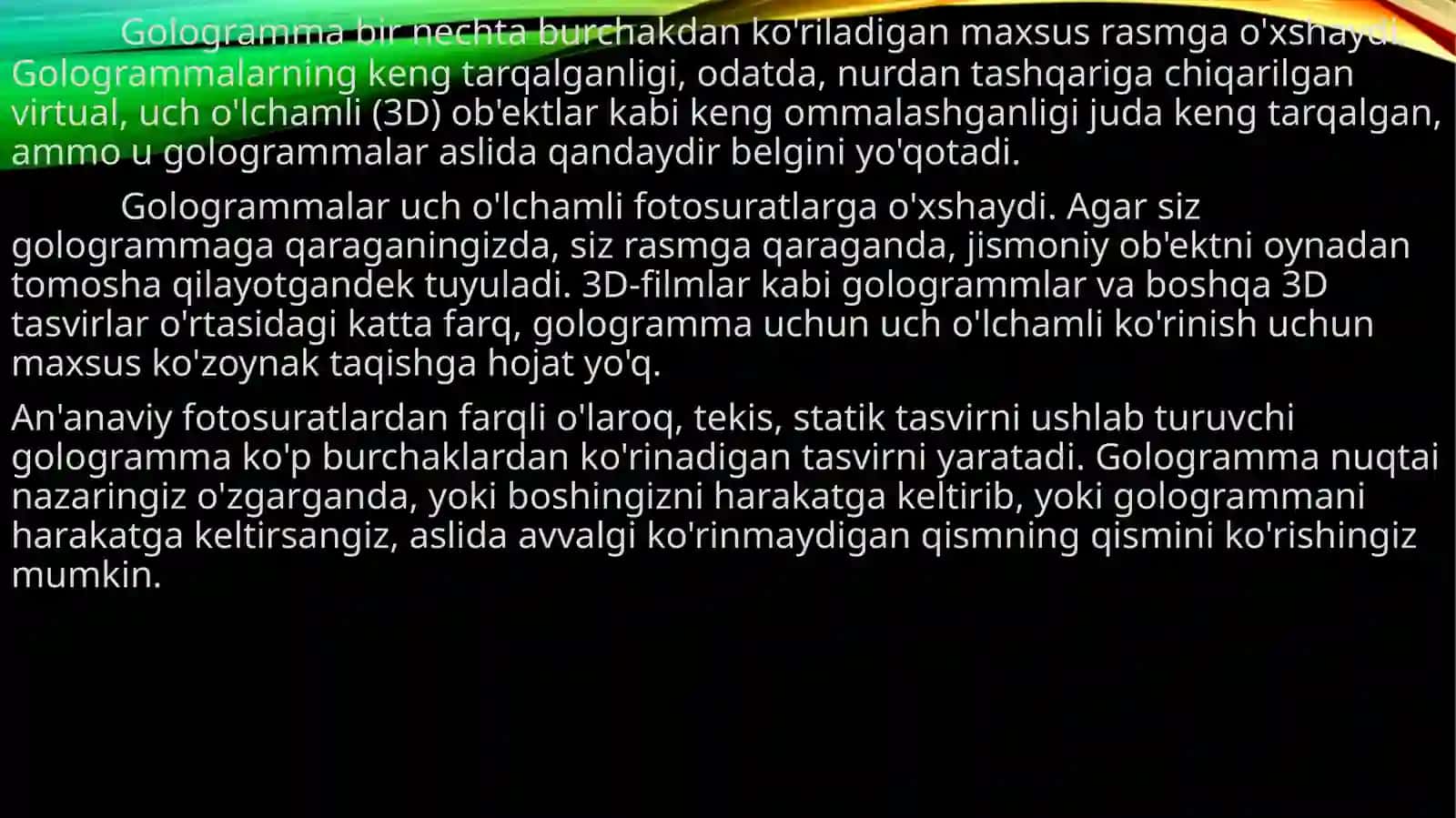 Gologramma 3