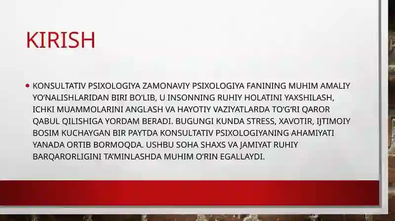 Psixologiya sohasida konsultativ psixologiyaning ahamiyati 3