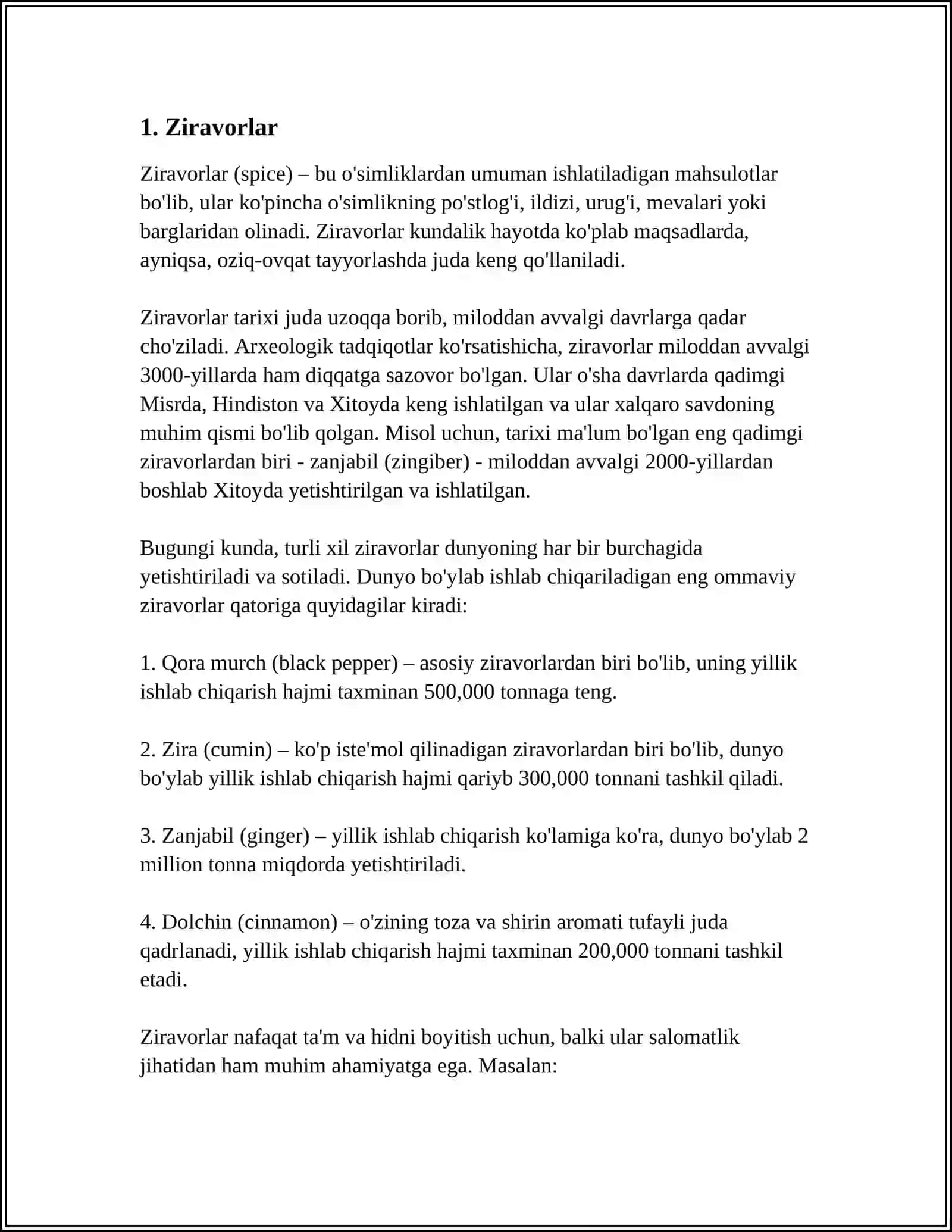 OZIQ OVQAT TOVARLARI 3