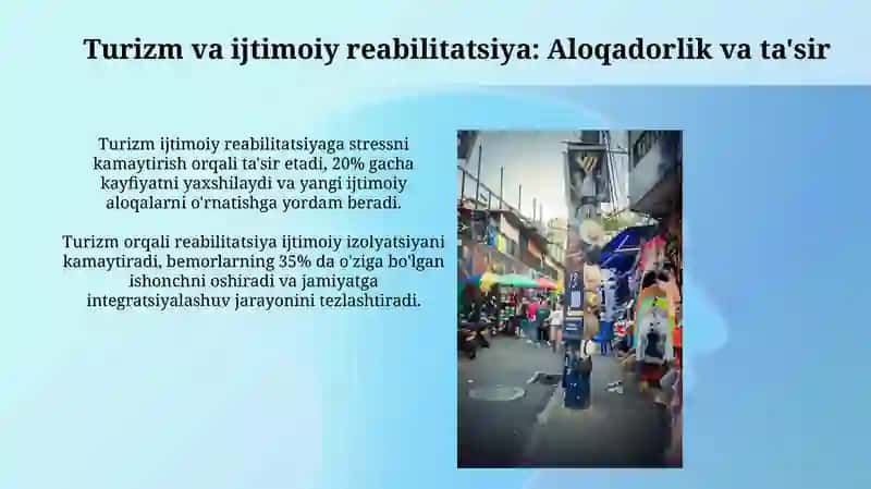 Turizm orqali ijtimoiy reabilitatsiya 3